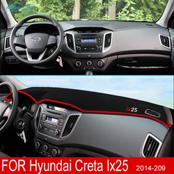 For Hyundai Creta Ix25 2014 2015 2016 2017 2018 2019 Anti-Slip Mat Dashboard Cover Pad Sunshade Dashmat Carpet Car Accessories