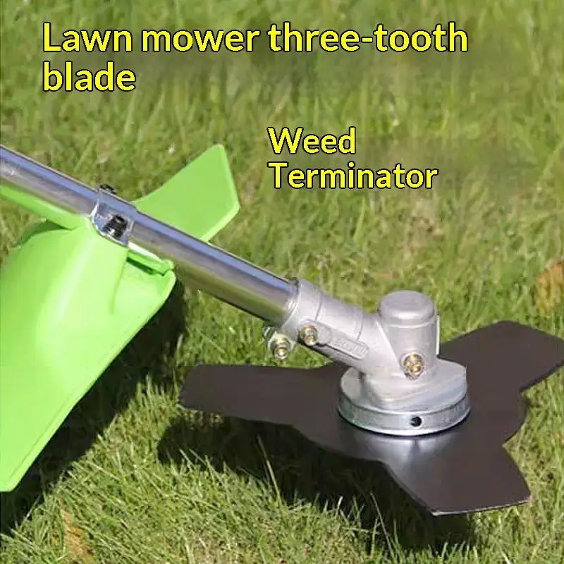 1PCS 3 Teeth Brush Cutter Blade Quenched Steel Replacement Garden Tool Parts For Grass Trimmer Lawn Mower