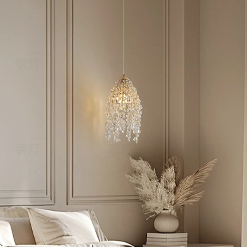 Carbon Steel Chandelier Full Spectrum Eye Protection Ceiling Lamp Flicker Free Tricolor Pendant Light High Color Rendering Lamps