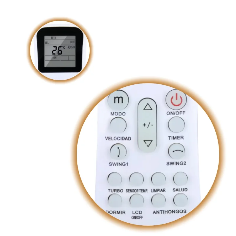 YKR-K-401E Universal Air Conditioner Remote Controller - All Function Direct Use No Programming Required