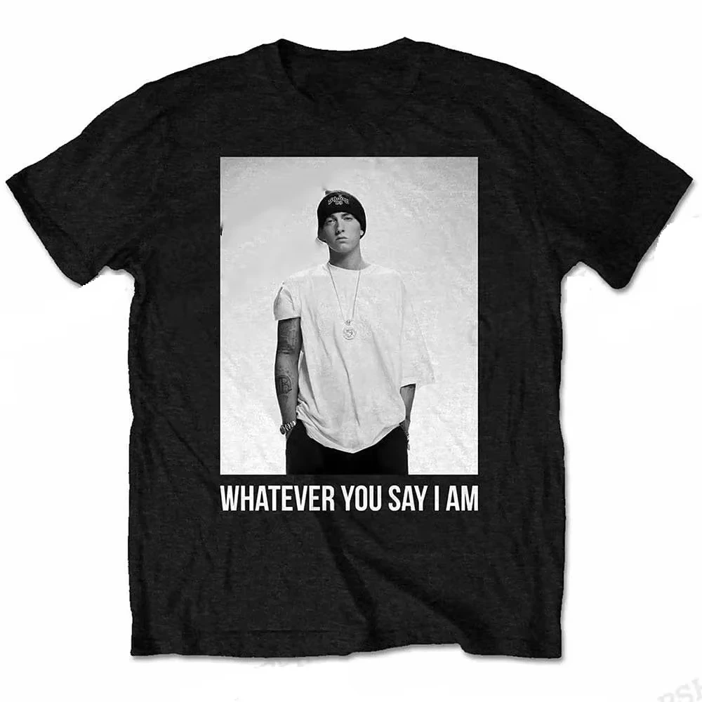 Men Clothing Unisex Famous Rapper Eminem T Shirt Men Fashion T-shirts TKids Hip Hop Tops Tees Tshirt Rock Camisetas Boy Tees Y2k
