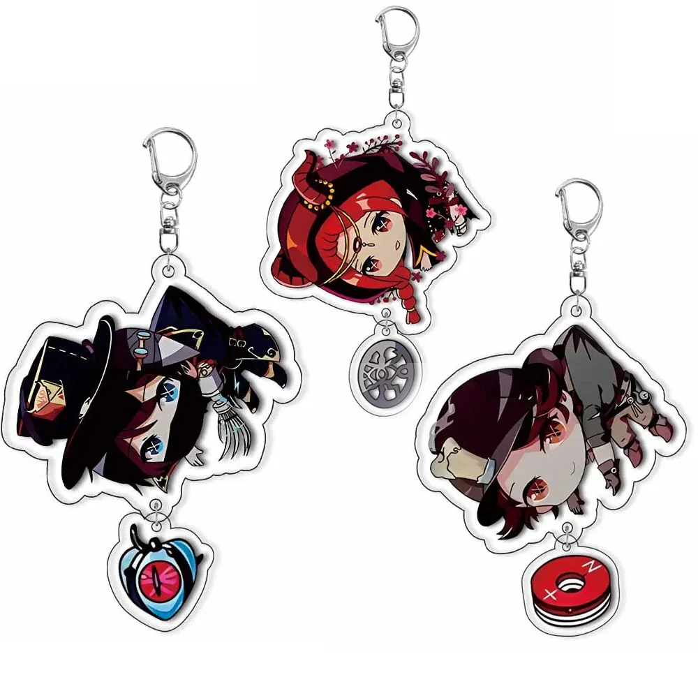 Anime Game Identity V Play Acrylic Keychain Idv Luchino Diruse Joseph Desaulniers Psychologist Patient Couple Keyring Fans Gift