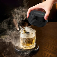 Electric Whiskey Smoker Kit Electric Smoking Kit with 6 Flavors Wood Chips Cocktail Smoker Kit Rechargeable for Boss Boyfriend