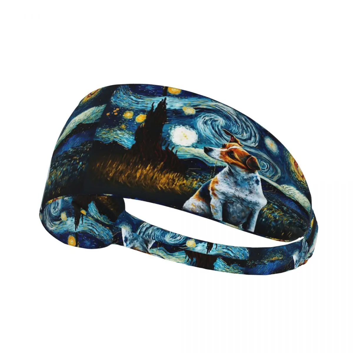 

Custom Dog Jack Russell Terrier Pop Art Sweatband for Men Women Quick Drying Sports Sweatband Gym Yoga Running