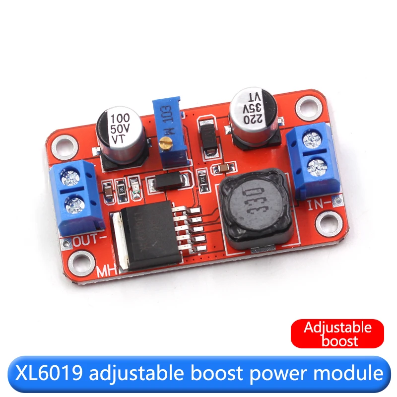 XL6019 DC-DC adjustable boost power module 5A current high power over XL6009 LM2577 upgraded version