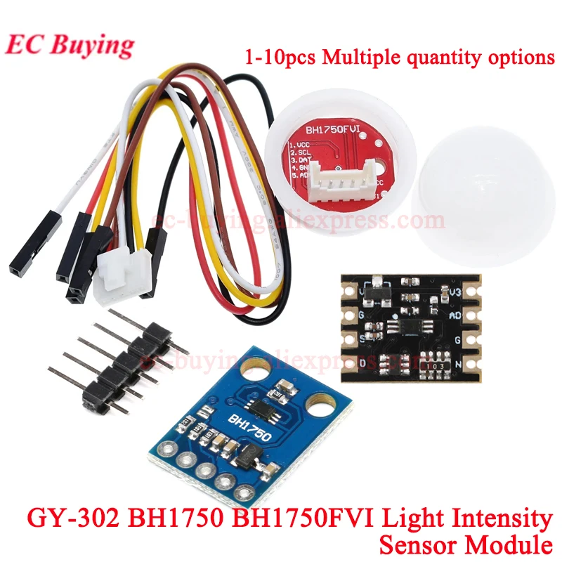 10-pces-1pc-gy-302-bh1750-bh1750fvi-modulo-sensor-de-iluminacao-de-intensidade-optica-de-luz-digital-bola-i2c-para-arduino-dc-3v-5v