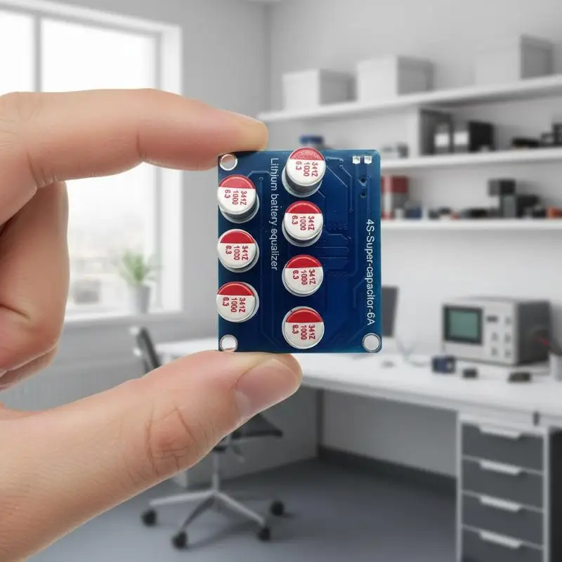 4S 6A Active Balancer Board for Lithium Battery Energy Transfer High Current 6A Capacitive Balancing in Solar Powerbanks