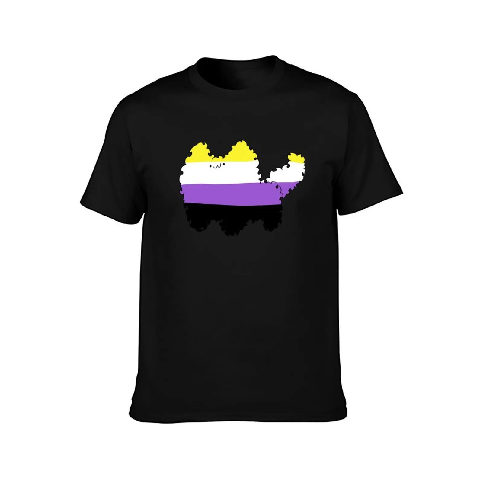 Non-binary cat :3 T-Shirt funny t shirts cotton T-Shirt