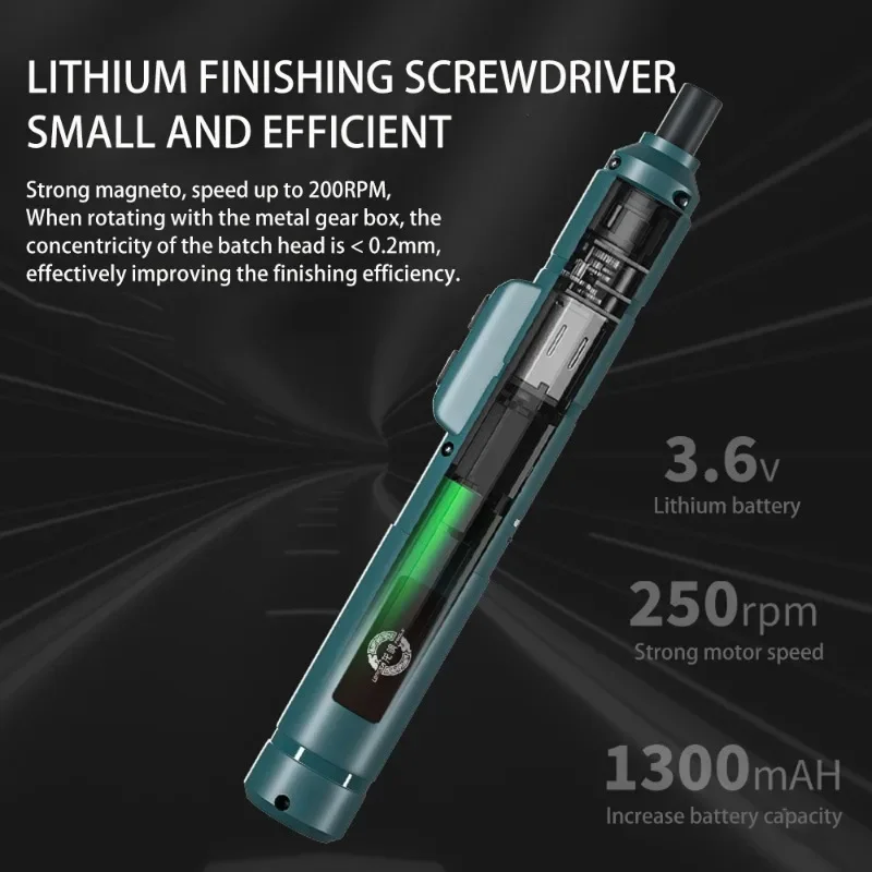 Cordless Electric Screwdriver Small Micro Precision Set Multi-function Screwdriver Pen-style Electric Tool Home Maintenance New