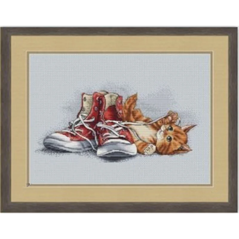 7254 Cross Stitch Sets Cross Stitch Paintings 14ct 18ct Stich Cross Stitch Kit Embroidery Needle Arts & Craft Complete Kit Hobby