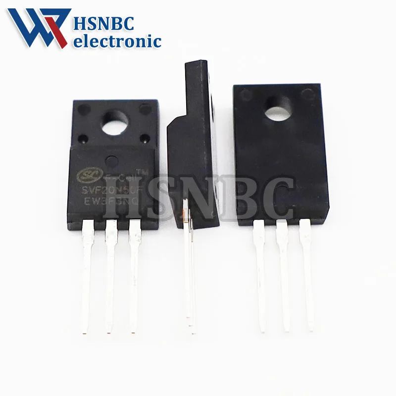 Transistor de puissance MOSFET canal N, 10 pièces/lot, SVF20N50F 20N50 SVF20N50 TO-220F 500V 20A, 100% nouveau et Original