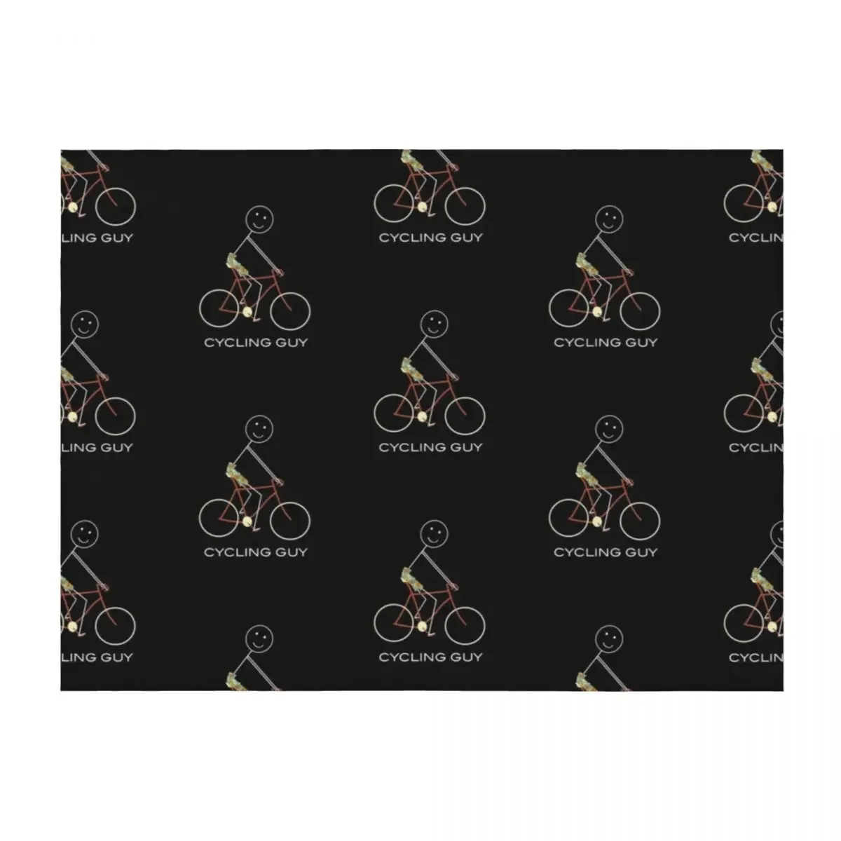 

Funny Mens Cycling Design Throw Blanket Softest Beautifuls Decorative Beds Furry Blankets