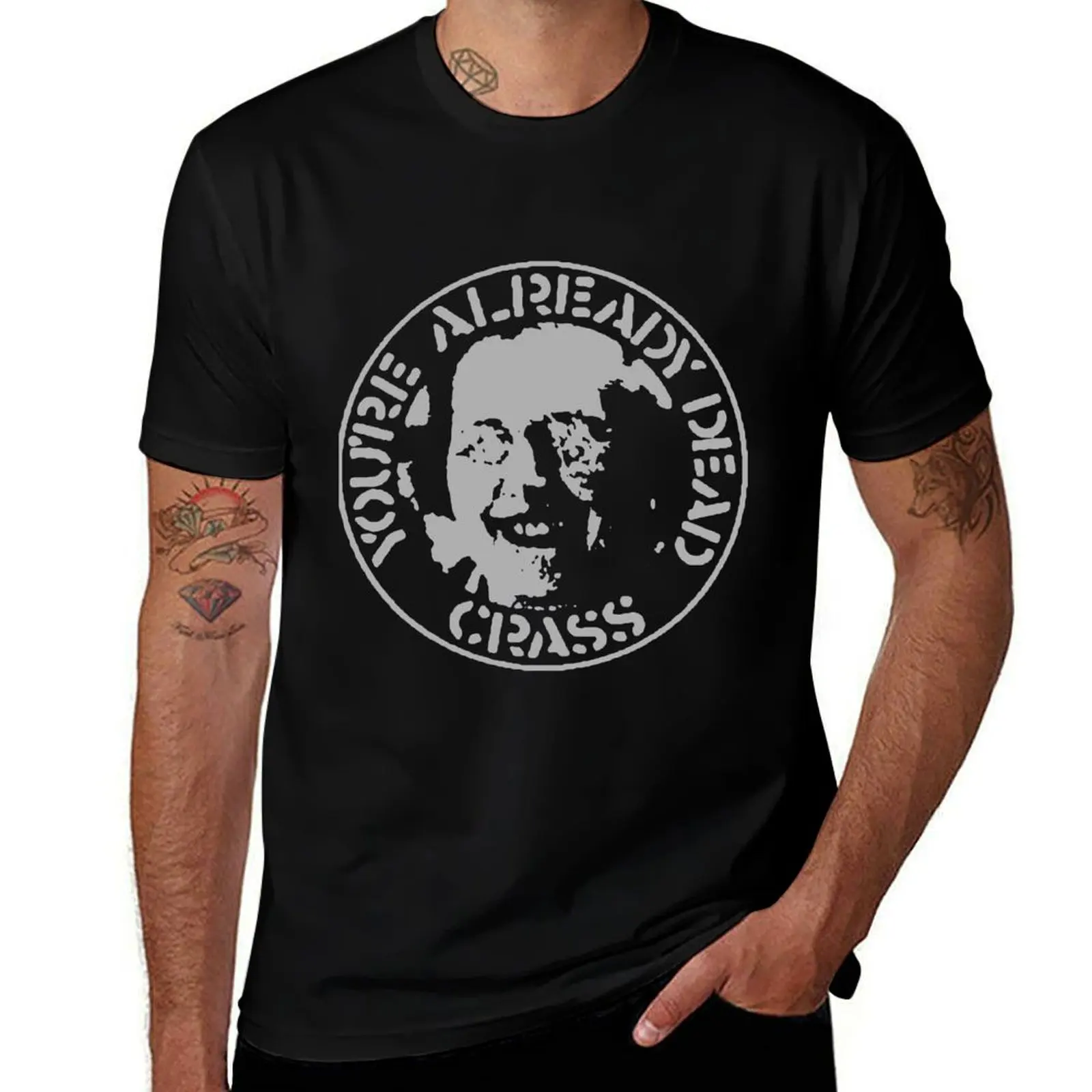 Crass - Youre Already Dead T-Shirt Quick Dry Light Sports T-Shirt
