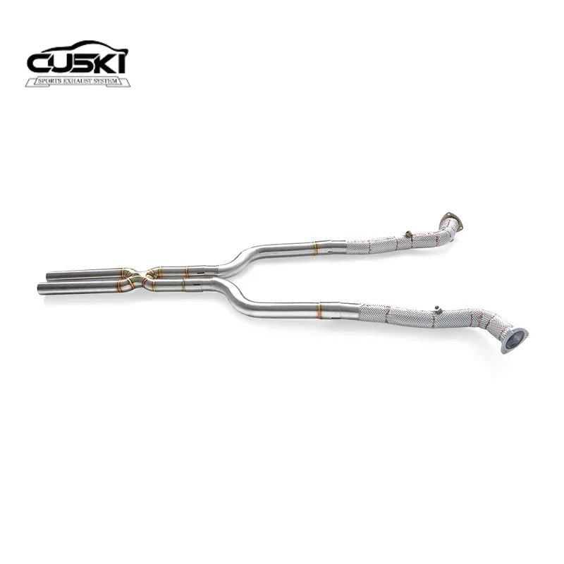 

Stainless Steel Automotive Exhaust Parts fit Maserati Gran Turismo/GT 4.2/4.7 2008-2023 Exhaust downspout and X-pipe Exhaust Mod
