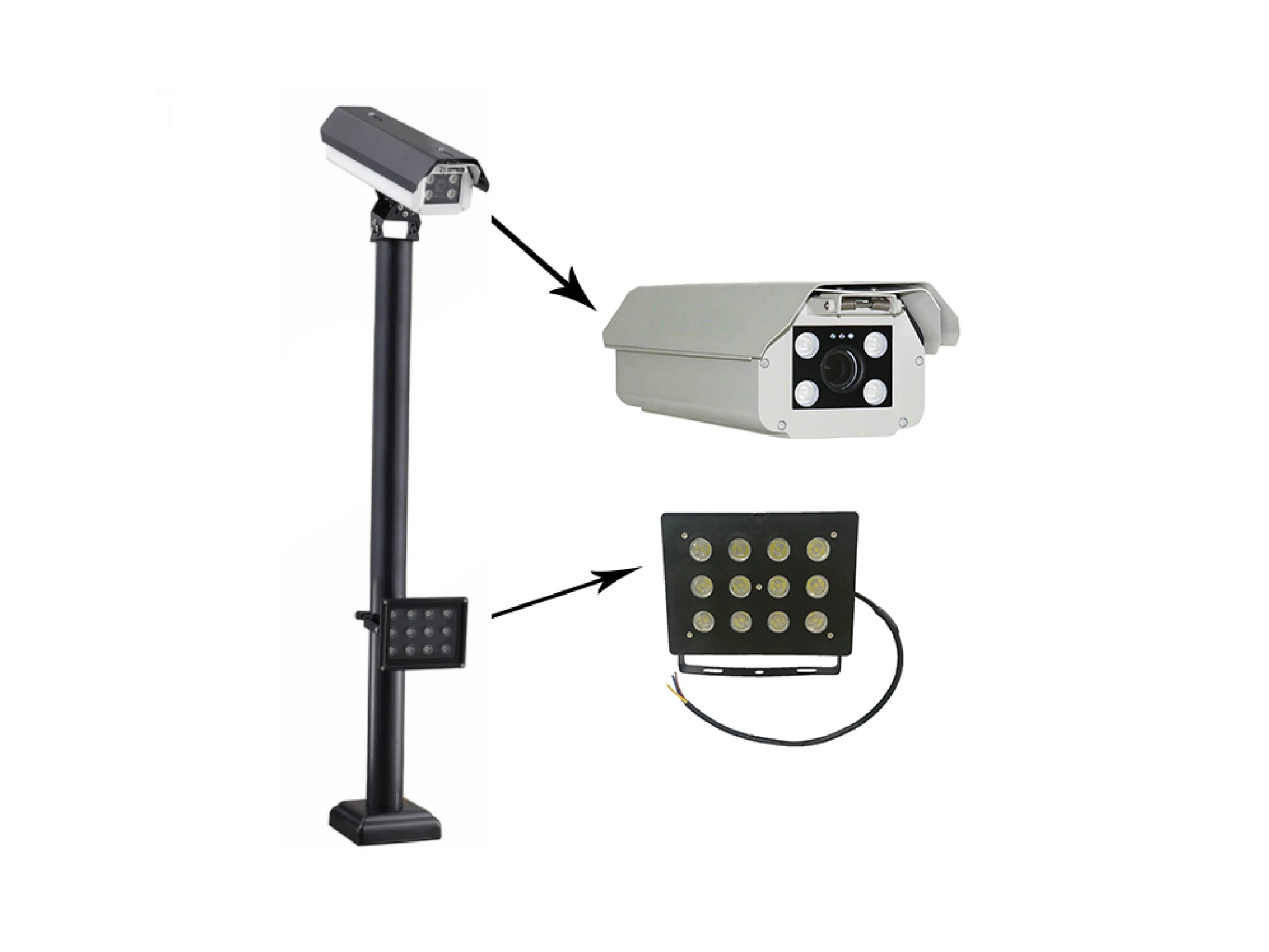 Dakang Hd 2mp License Plate Security Ip Camera,Poe Ip Lpr Camera,Motorized 2.8~12mm Lens