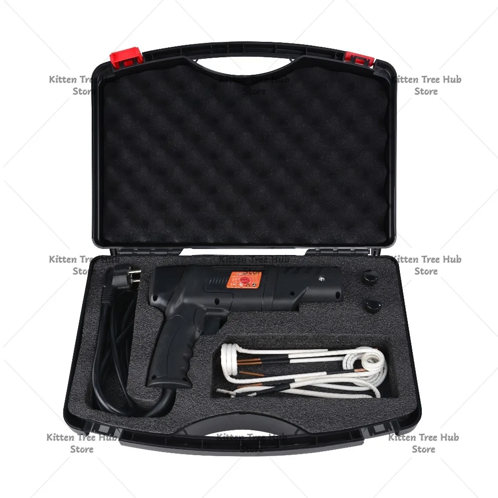 2500W Portable Induction Heater Kit Handheld Magnetic Heater High Intensity Bolt Remover Tool