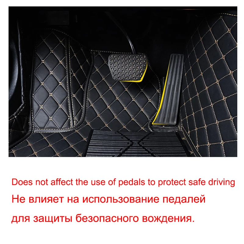 Custom Style Car Floor Mats for Peugeot 408 2010-2013year interior details Car Accessories carpet