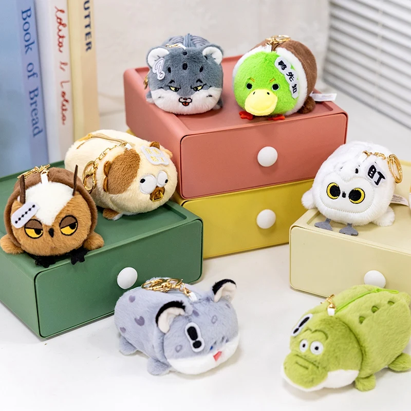 Monedero Kawaii de la Serie Wildlife, Monedero Portátil Ligero para Monedas y Llaves, Bolsa para Auriculares, Colgante para Llavero