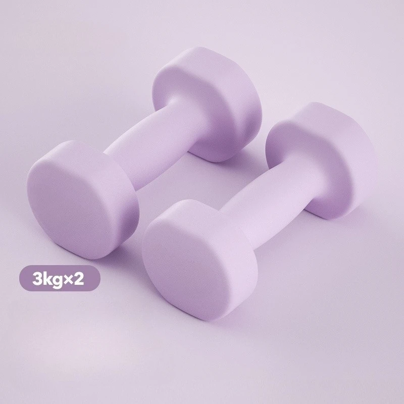 Colourful Powder-coated Dumbbells with A Comfortable Grip Ideal for Home Workouts Yoga and Fitness Training - view 3