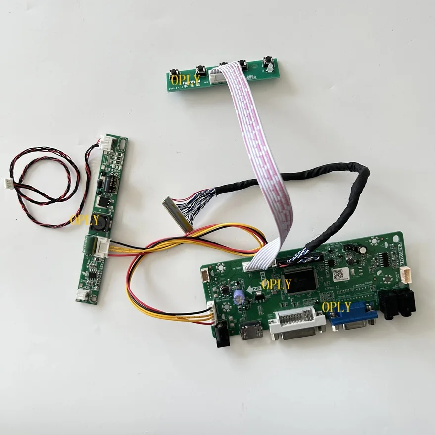 Kit de placa controladora para LM240WU8 LM240WU8-SLD1 1920X1200 VGA 24 "panel LVDS monitor LED M.NT68676 compatible con HDMI Audio VGA DIY