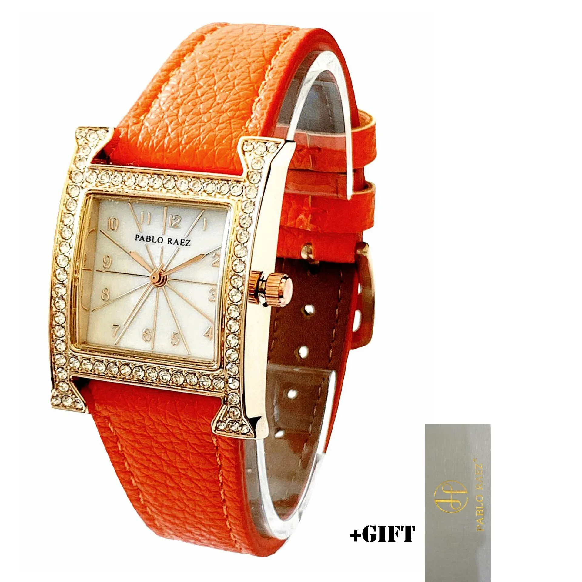 Часы UTHAI премиум-класса, легкие роскошные женские часы, квадратный универсальный кожаный браслет, водонепроницаемый женский модный кварцевый наручный браслет в коробке