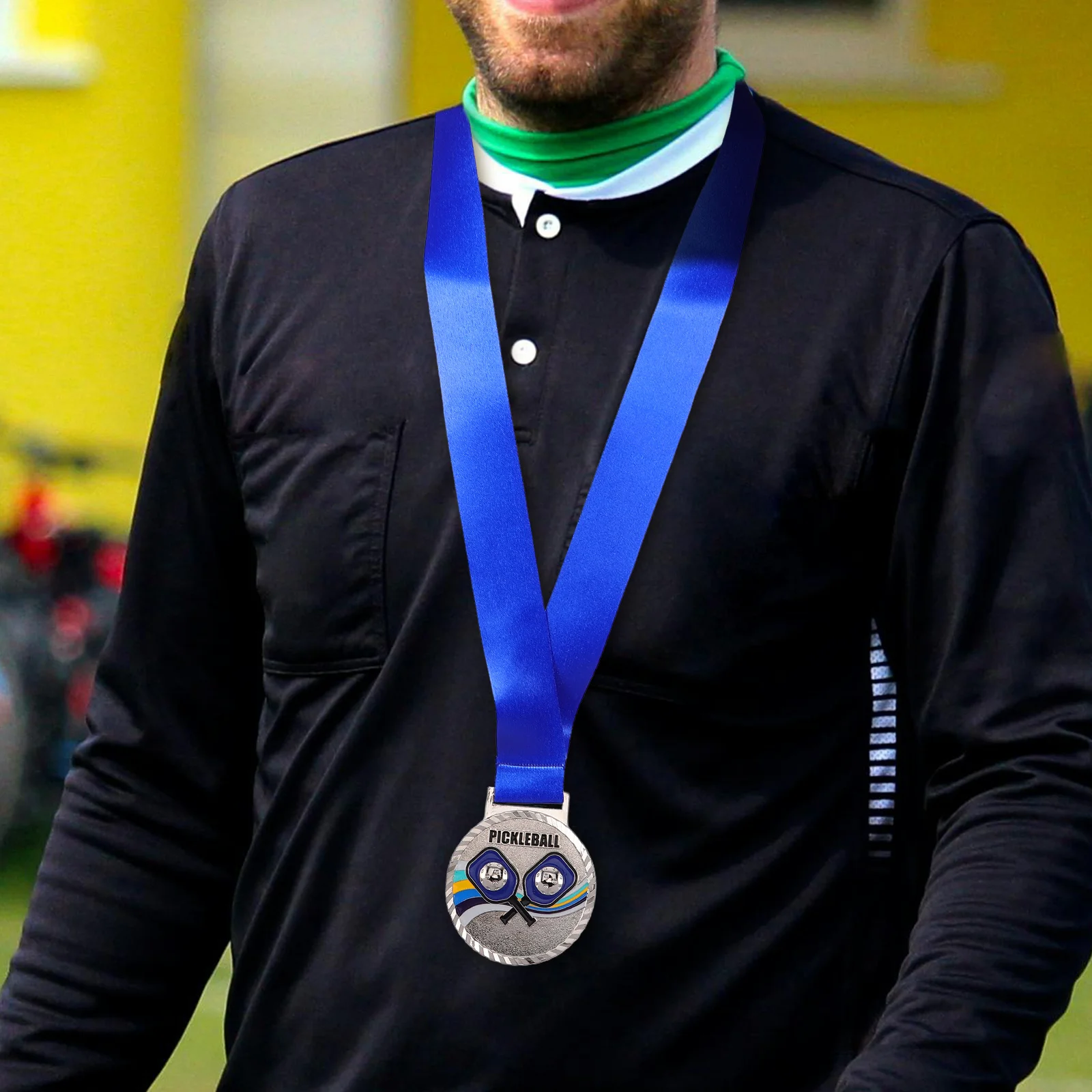 

Sports Medal for Pickleball Competition Enamel Design Metal Award Trophy Participant Winner Recognition Gift for Athletic Events