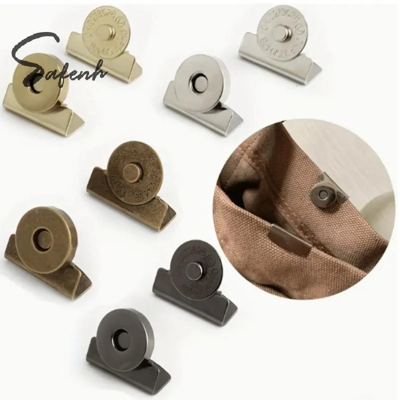 10Pairs Seamless Magnetic Button Hidden Buckle Snap Button For Shoulder Bag Wallet Clothes DIY Craft Accessories