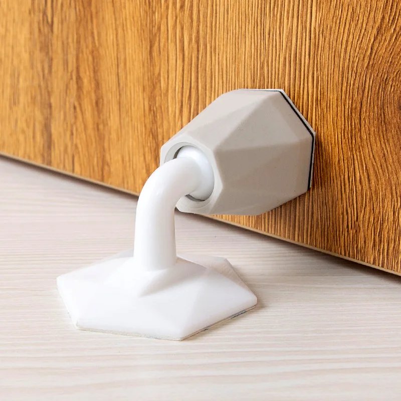 Bisu Non-pukulan Pintu Berhenti Dinding Kamar Mandi Suara-menyerap Pintu Plug Bisu Penyangga Bantal Anti-tabrakan Pintu Bingkai Pintu Stopper