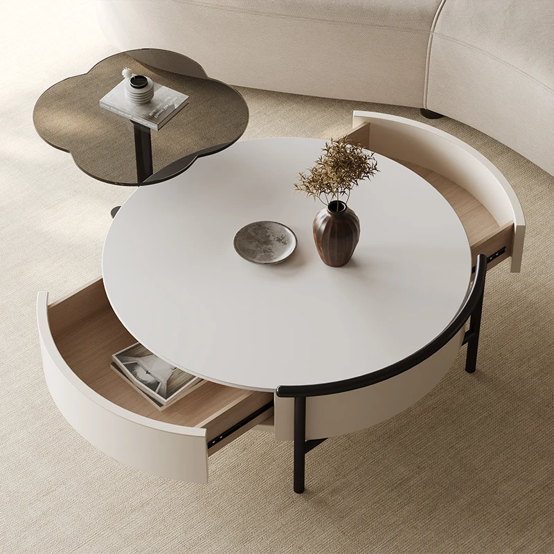 

Designer Minimalist Coffee Table Premium Modern Trendy Unique Modern Center Table Light Luxury Luxury Couchtisch Salon Furniture