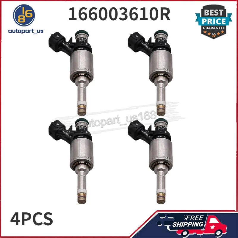 For Renault Espace JRM1 Alpine A110 DPMD 4Pcs Fuel Injectors 166003610R 0261500379