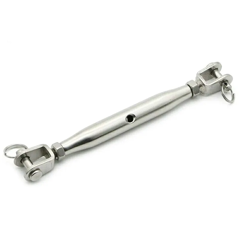 1PCS 304 Stainless Steel Jaw Turnbuckle Rigging Screw Jaw Screw Closed Body