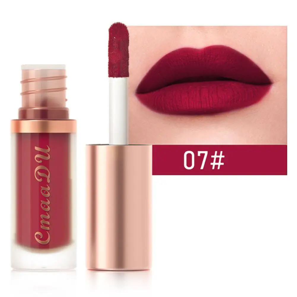 1 Stuks Waterdichte Matte Fluwelen Lip Glazuur Hydraterende, Niet Cup Non-Stick, Duurzaam Om Lippenstift Te Glanzen, Gemakkelijk Lang Vervagen Lip Make-Up N8g8