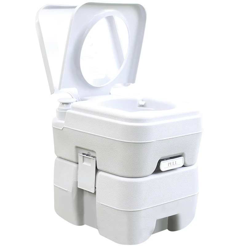 20L Outdoor camping car toilet portable mobile toilet indoor piston pumping water flushing pregnant women toilets