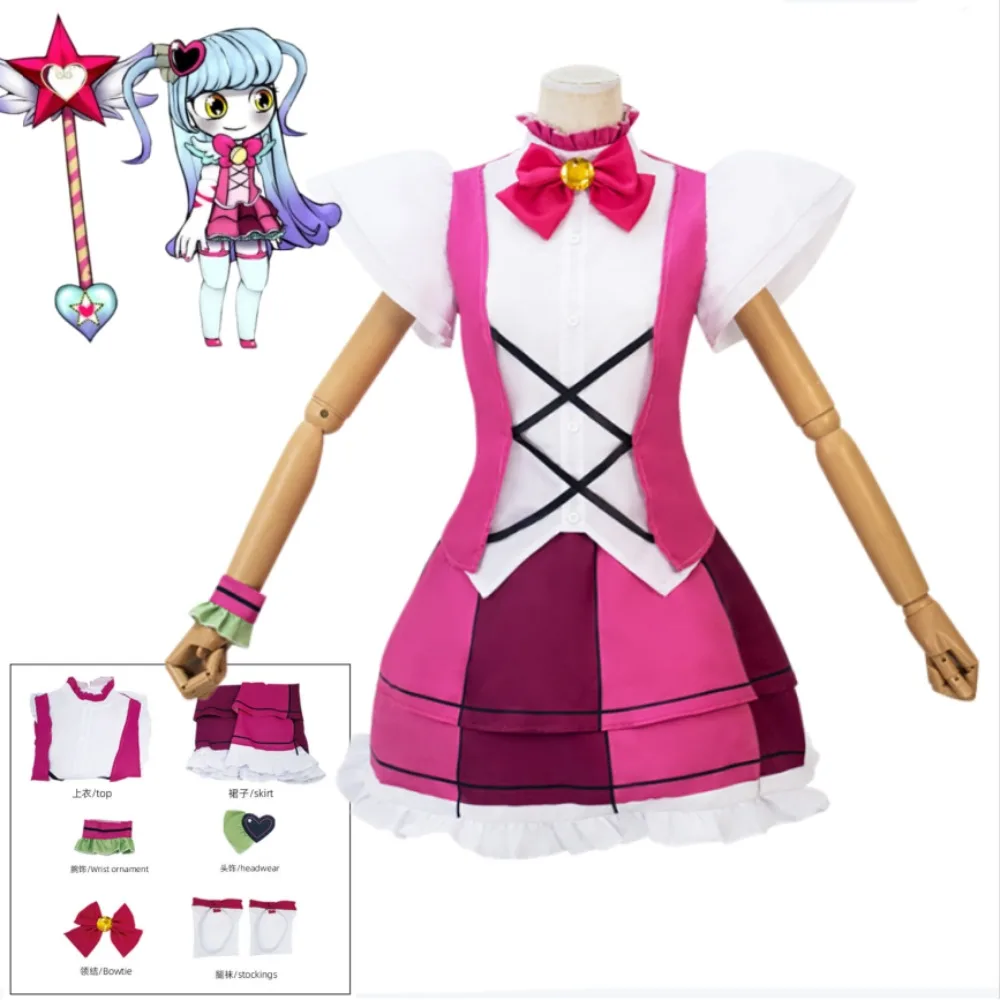 

Limbus Company Don Quixote Queen of Hatred Cosplay Costume Full Set Women Game Halloween Comic Con Stage Performance Outfit