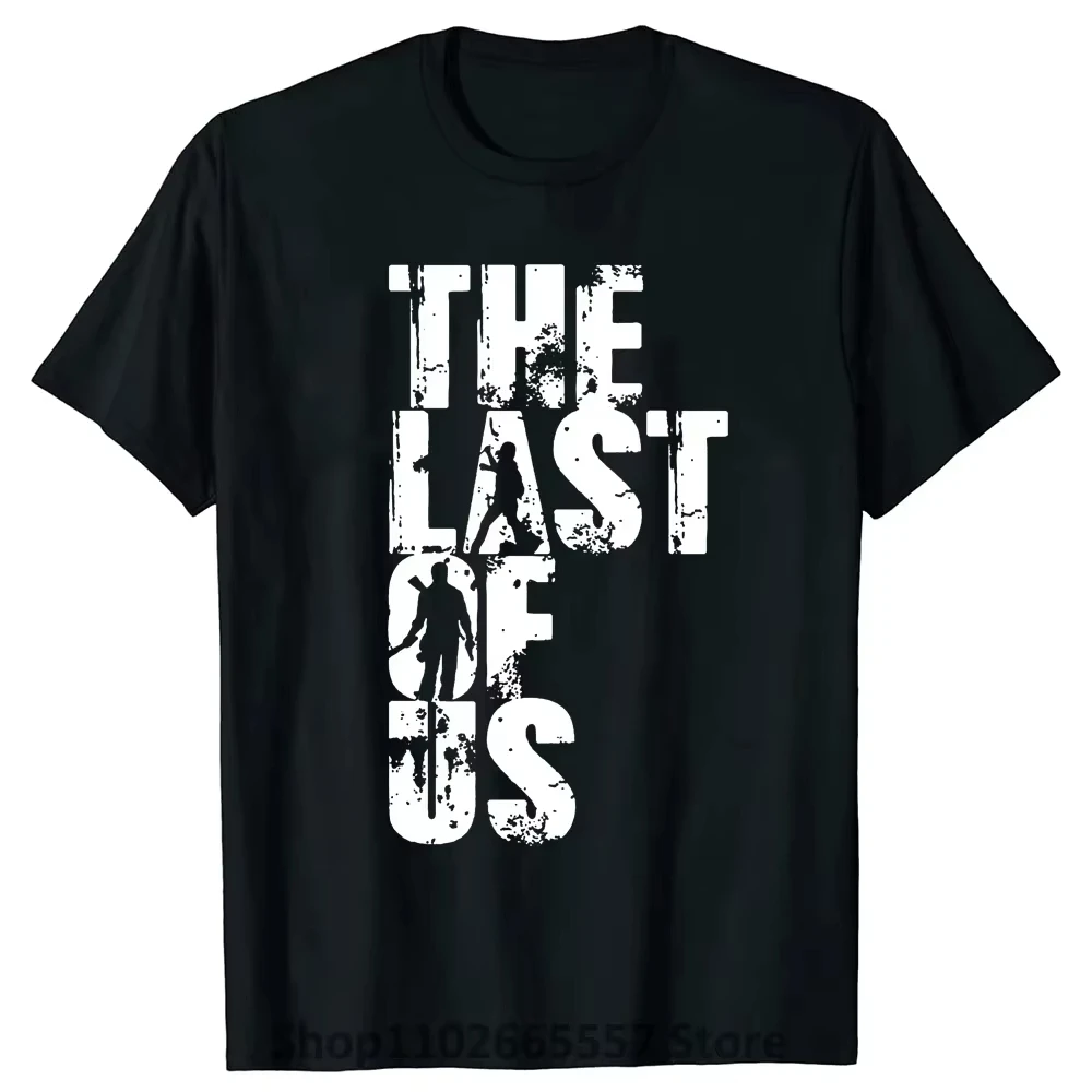 2024 The Last of Us T Shirt Men Punk Hip Hop Tees Top Summer Casual T-shirt Anime Graphic Tees Unisex Streetwear Male Ellie