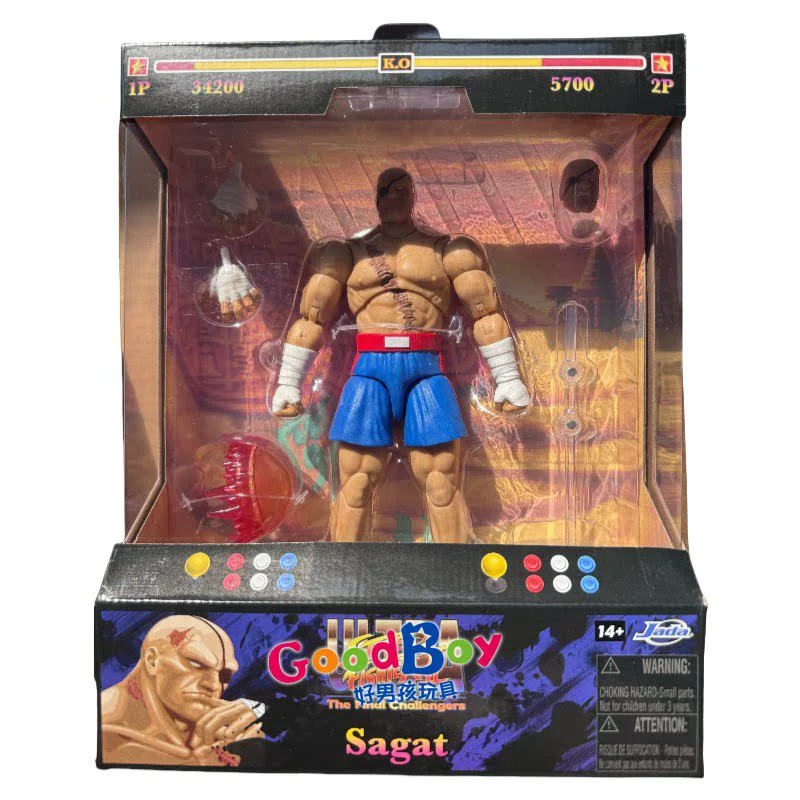 

Jada Toys 1/12 Street Fighter Sagat Action Figure Available in Stock