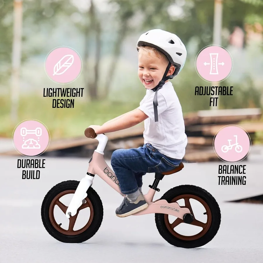 Kids Balance Bike - No Pedal Kids Bikes - Walking Bicycles - Beginner Lightweight Sports Training Bicycle for Boys and Girls - A