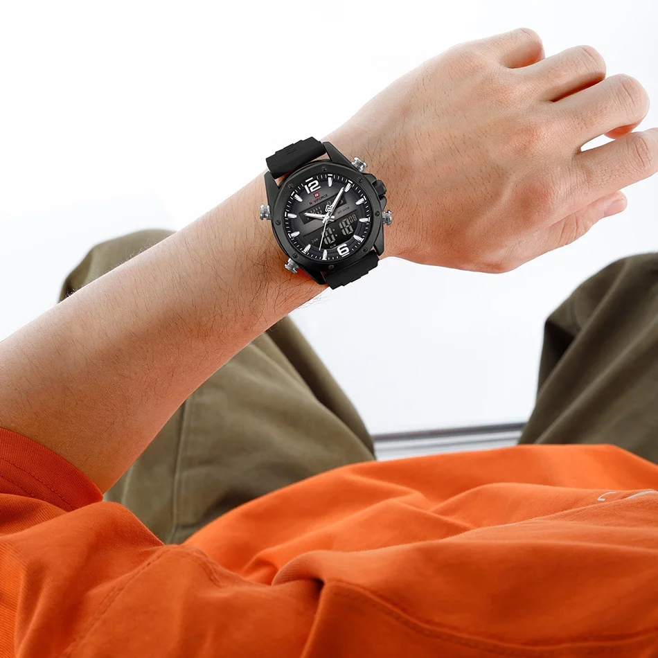 New NAVIFORCE Men's  Mutifunction Chronograph Watch Luxury Top Brand Watch Men Auto Date 3ATM Waterproof Man Clock Gift Watches