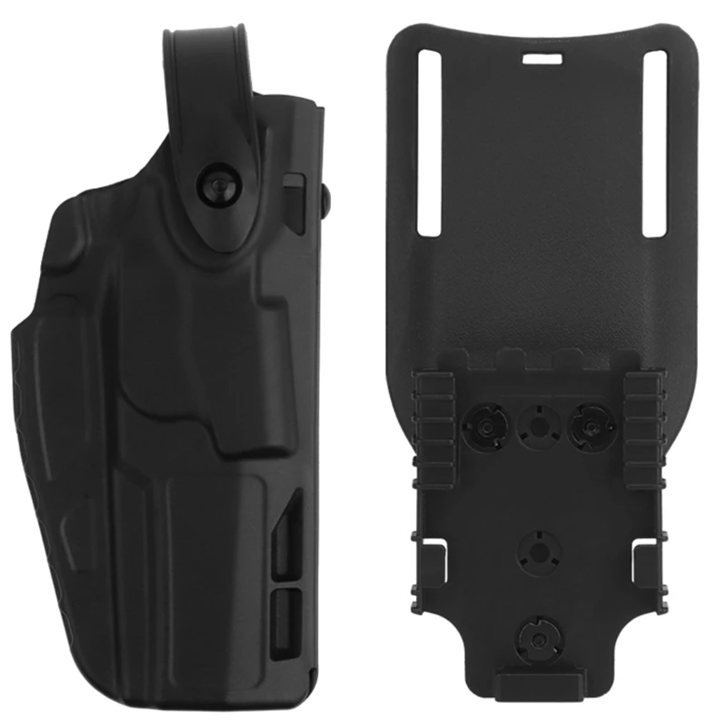 

P320 Gun Holster Tactical QLS Quick Release System Pistol Holster Drop Leg Holster for 2.5 inch Hunting Thigh Gun Case