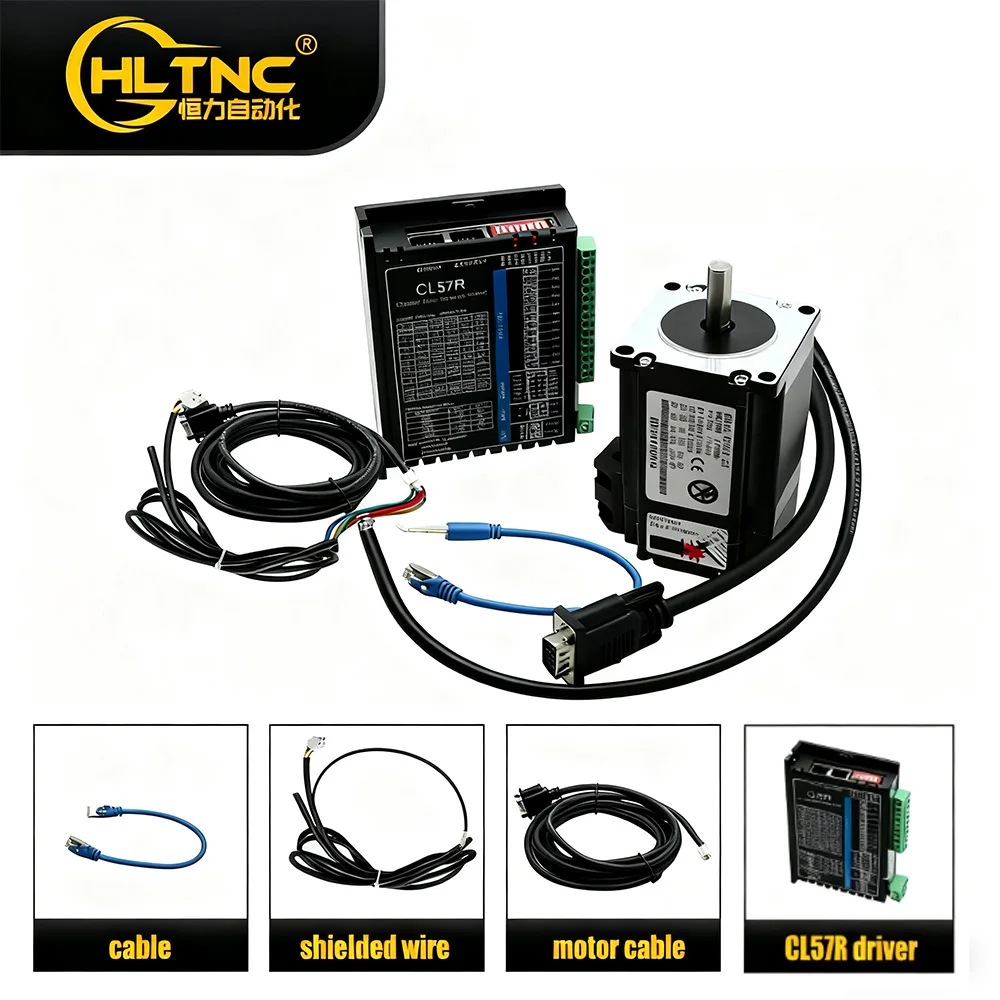 

Nema 23 Close Loop Stepper Motor & CL57R Driver DC 24V-48V With RS485 Communication Support Modbus RTU protocol For CNC Router