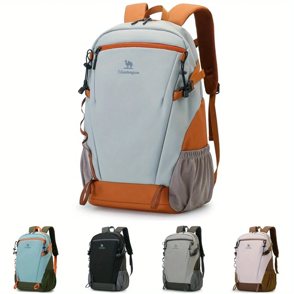 

Waterproof & Stain-Resistant Large Hiking Backpack with Laptop Compartment - Durable Polyester, Adjustable Straps for Outdoor A