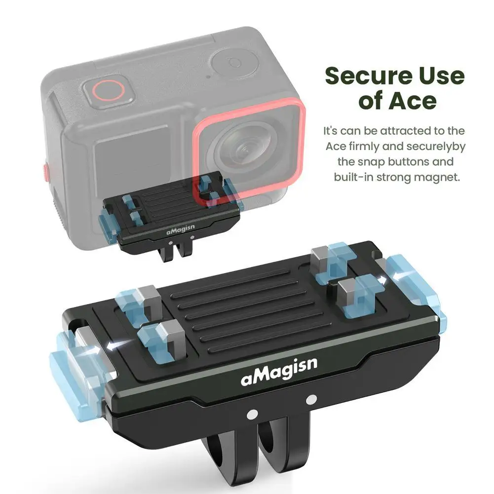 

Bracket For Insta360 Ace/Ace Pro Magnetic Mount Extension Base Quick Release Action Camera Holder Insta360 Ace Accessories