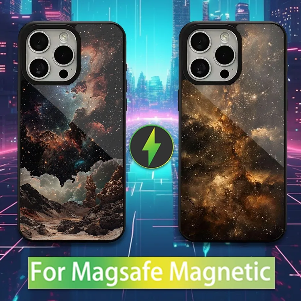 

Galaxy Sky Stars Space Phone Case For iPhone 16,15,14,13,12,11,Pro,Max,Plus,Mini,Magsafe,Magnetic Wireless Charging Case
