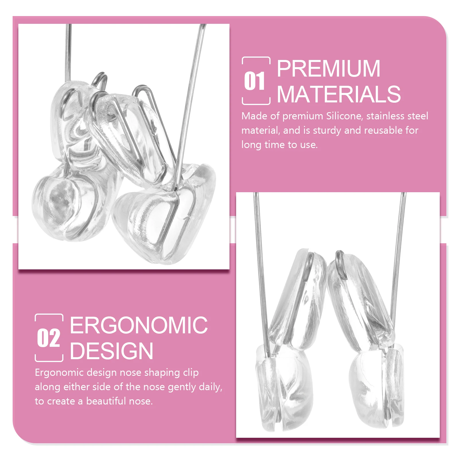 

Nose Shaper Clip Slimming Lifter Tool Orthotics Beauty Nose Bridge Straightener Reusable Premium Material Ergonomic Design Safe