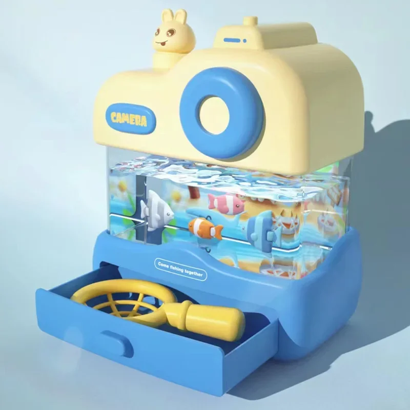 Neue Simulation Elektrische Fische Tank Spielzeug Interessante Kinder lampe licht Aquarium Angeln Spielen Spielzeug Interaktive Spiel Kinder Geschenk