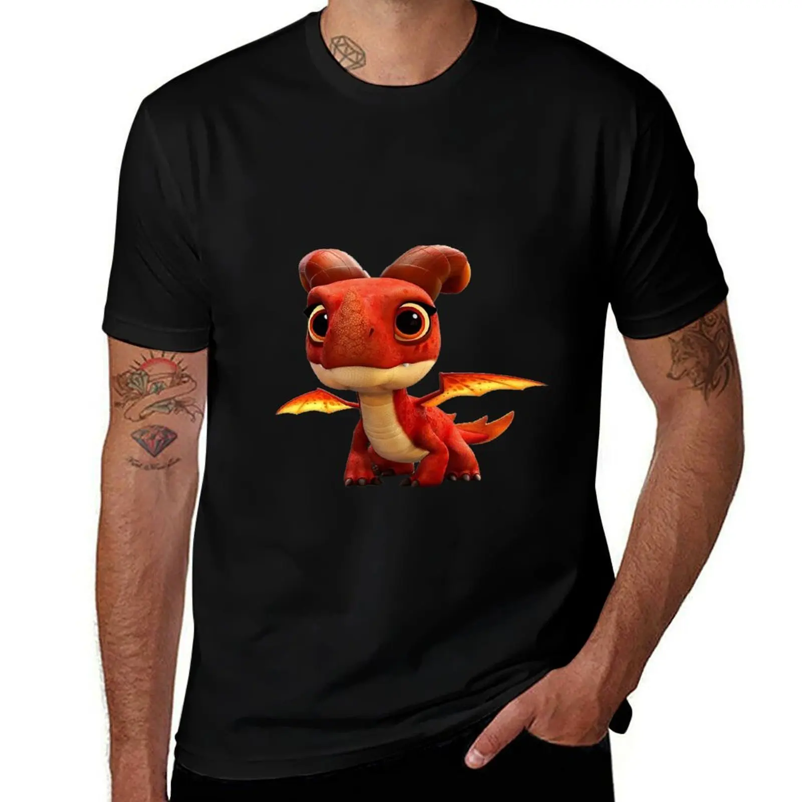 Dragons Rescue Riders T-Shirt Fashion Print Casual Short Sleeve