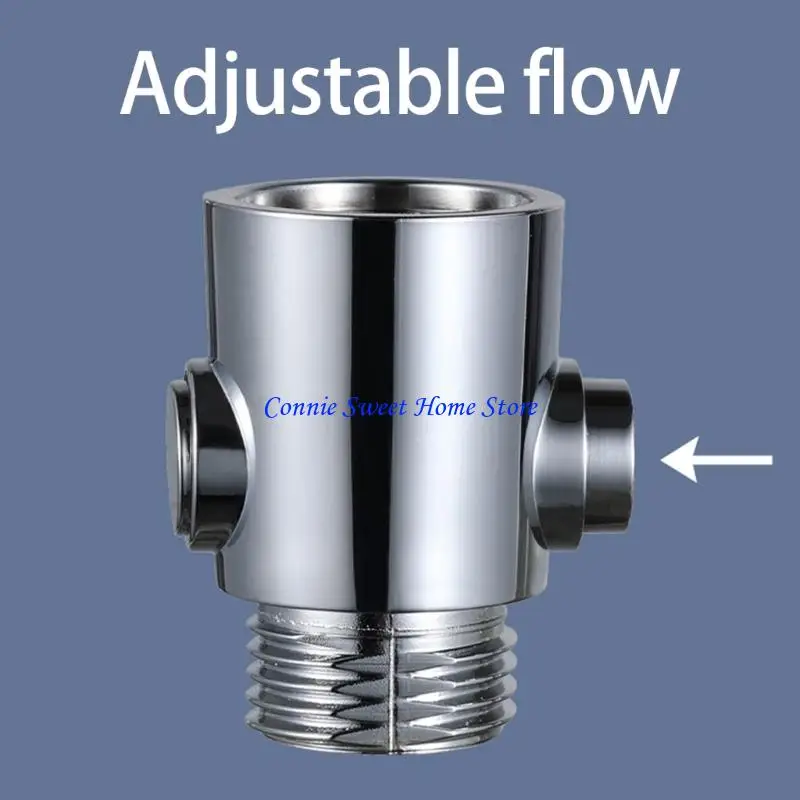 LXAF Shower Water Flows Control Valves Button Type for Arm and Bidet Sprayer