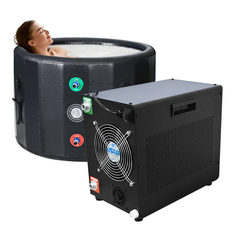 2024 Modern Outdoor Water Cooled Low Noise Cold Plunge Chiller for Ice Bath Use High Quality WIFI