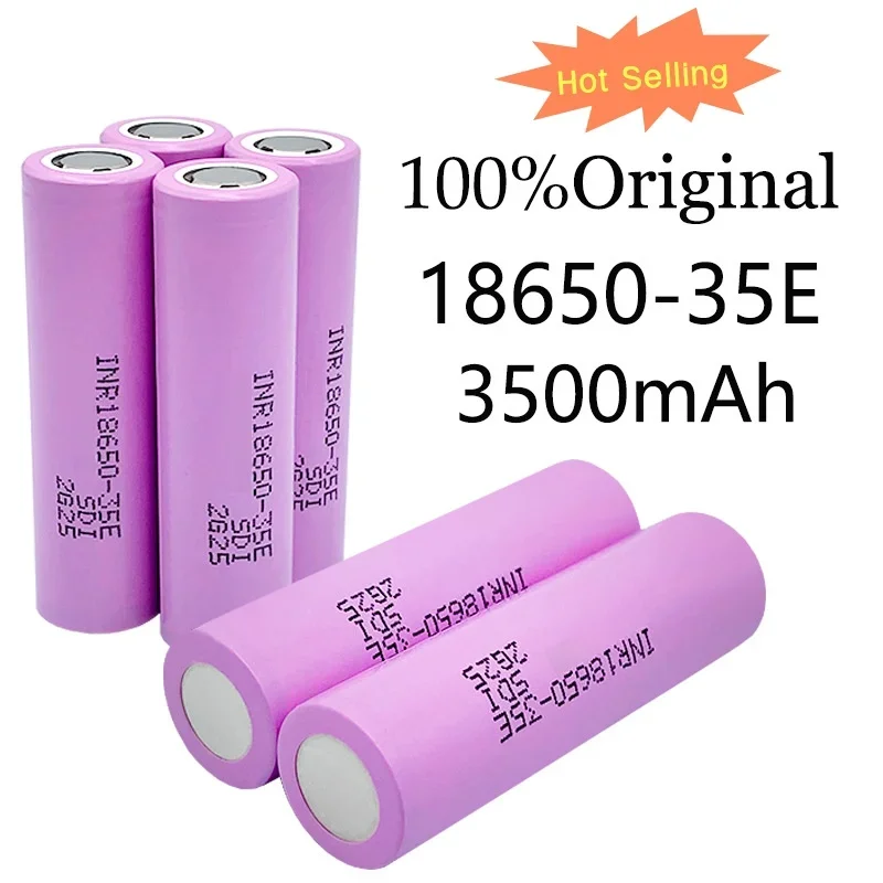 

2024 New 18650 Battery 3500mah Lithium Lion 3.7V Original 18650 Batteries For Pointer Flashlight Torch Power Tools Cell