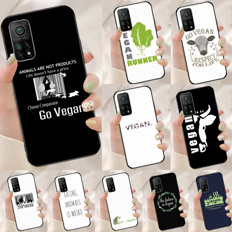 GO VEGAN Cover For Xiaomi 15 Ultra 13 14 11T 12T 13T 14T Pro POCO X7 Pro X3 X5 X6 M6 F5 F6 Pro Case
